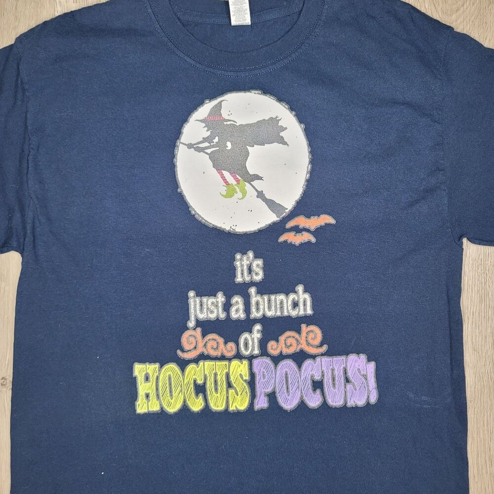 Hocus Pocus halloween fall t-Shirt it's Just A Bunch Of Hocus Pocus Quote witch